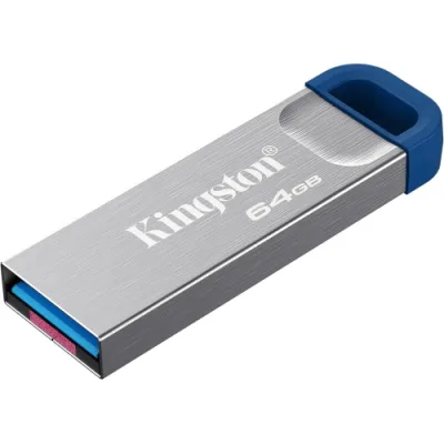 Kingston Datatraveler Kyson 64GB USB 3.2 Gen 1 in Metallo Argento