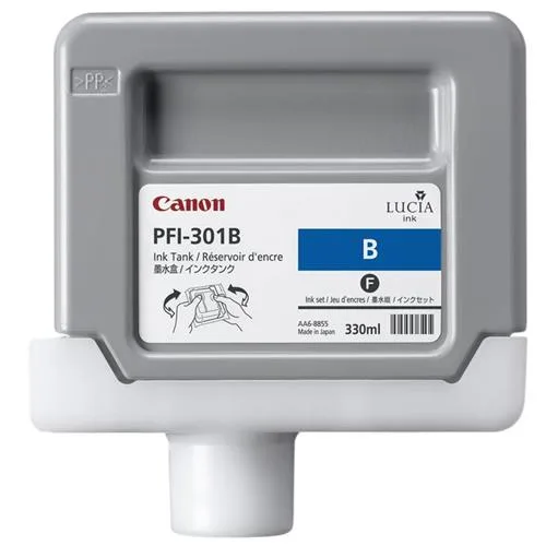 Canon Pfi-301B Serbatoio Blu per IPF9XOO-8XOO-Serie S 330ml (1494B001AA)