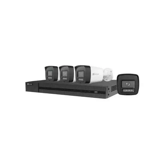Ezviz Kit Videsorvegliana NVR IP Wi-Fi 8 Canali + 4 Telecamere H3C Wi-Fi 2K 4MPX