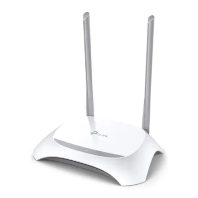 Tp-Link TL-WR840N Router Wireless Fast Ethernet Banda Singola 2.4 GHz 300 Mbit/S Grigio Bianco