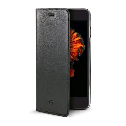 Celly Apple iPHONE Se 2NDGEN/8/7 Custodia a Portafoglio in Pelle Nero