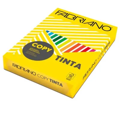 Fabriano Colore Risma da 250 Fogli 160 g 21 x 29.7 cm A4 Giallo