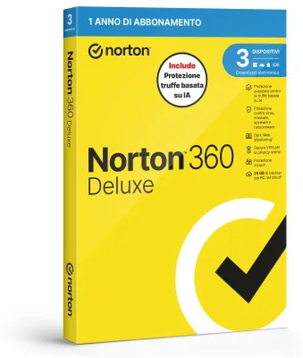 ANTIVIRUS NORTON DELUXE 26 3D1Y NORTON 360 DELUXE 3D1Y25G BOX