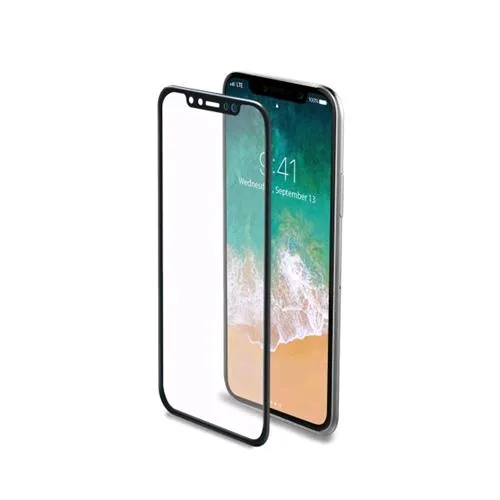 Celly Apple iPHONE x 3D Glass Proteggi Schermo Colore Nero