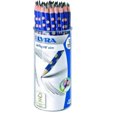 LYRA Groove Slim Barattolo Matite Grafite Diam. 7 mm Conf 48 Pz.