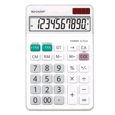 Sharp SH-EL331WB Calcollatrice LCD a 10 Cifre