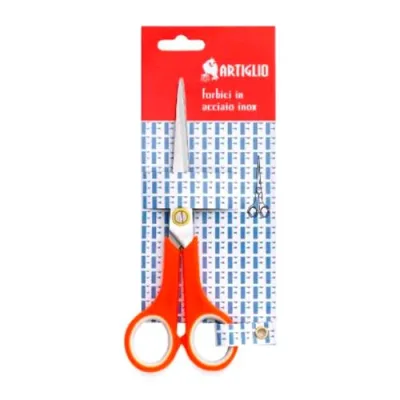 Iternet Artiglio Forbice Professionale a Punta Manico Gommato 17.8 cm Colore Rosso