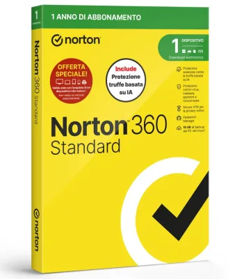ANTIVIRUS NORTON STANDARD 26 1D1Y NORTON 360 STANDRARD 26 1D1Y BOX