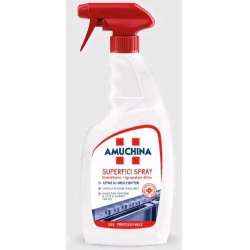 Pulizia Ufficio Amuchina Sgrasstore Disinfettante Spray Flacone da 750 ml Conf 12 Pz.