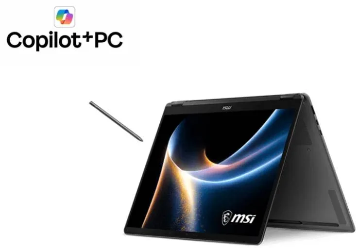 NB 14 U9 386H 32GB 1TBSSD W11 MSI PRESTIGE 14 FLIP AI+