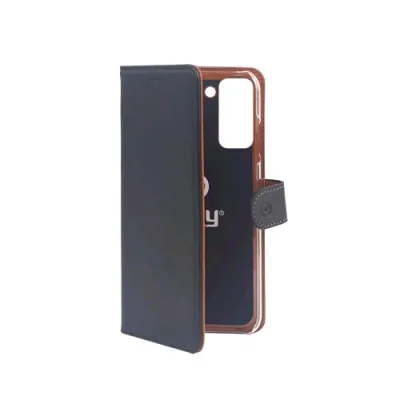 Celly Samsung Galaxy S21+ 5G Custodia a Portafoglio in Similpelle Nero