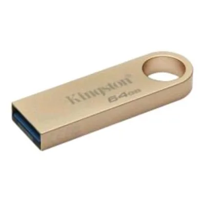 Kingston Datatraveler SE9 G3 64GB Chiavetta USB-A 3.2 Gen 1 Lettura 220 MB/S Scrittura 100 MB/S in Metallo Gold