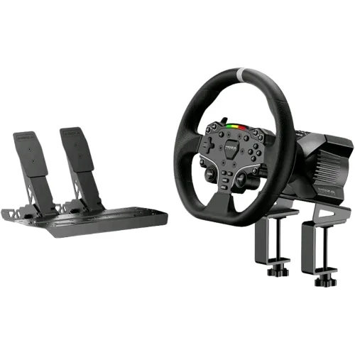 Moza Racing R3 Wheel & Pedals Bundle Kit Volante + Pedaliera per PC