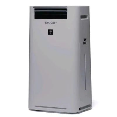 Sharp Ua-HG40E-L Purificatore D'aria con Funzione Umidificatore 24W 3 Filtri fino a 28MQ Grigio