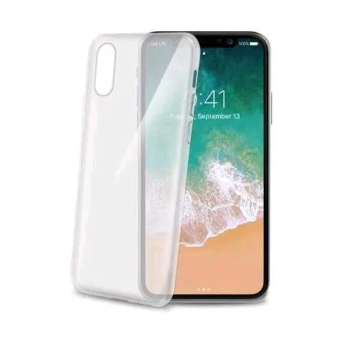 Celly Apple iPHONE x Cover in Tpu Trasparente