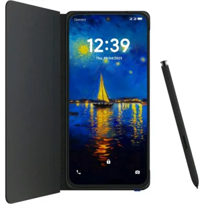 TCL 60 Ultra Nxtpaper 5G Dual SIM 7.2" Octa Core 512GB RAM 12GB 5G Italia Dark Chrome con Flip Cover e Stylus Pen Inclusi Nella Confezione