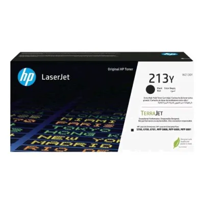 HP 213Y Toner Nero Altissima Capacita' per Color Laserjet Enterprise 5700DN, 6700DN; Designjet D5800 18.000 Pagine