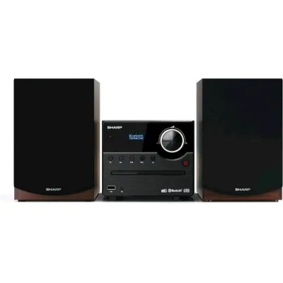 Sharp XL-B517D(BR) Micro Hi-Fi Radio Dab Dab+ FM Bluetooth CD-MP3 USB 45 W Nero Marrone