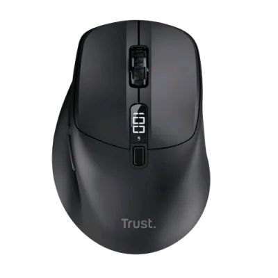 Trust Zevo Fast Mouse Ottico Wireless Ricaricabile Multidispositivo RF + Bluetooth 4.000 DPI Nero