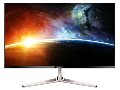 Yashi Pioneer S1 YZ2407 24" Monitor LED IPS 1920 x 1080 Full HD Tempo di Risposta 2 MS 75Hz 1 x HDMI 1 x VGA Nero Argento