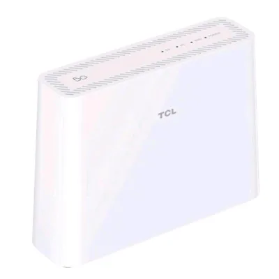 TCL HH512LM Link Hub Modem Router 5G fino a 3.47Gbps 4G LTE Home Station White Wi-Fi Tri Band 2.4/5/6 GHz 1 Porta LAN/Wan + 1 Porta LAN Max 32 Utenti Connessi