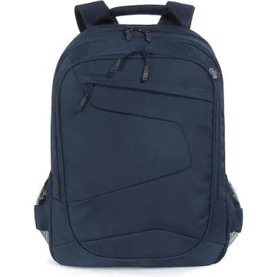 Tucano BLABK15-B Zaino per Notebook fino a 16" Tasca Esterna con Zip Tasca Interna Imbotita per Notebook con una Fascia per Trolley Blu
