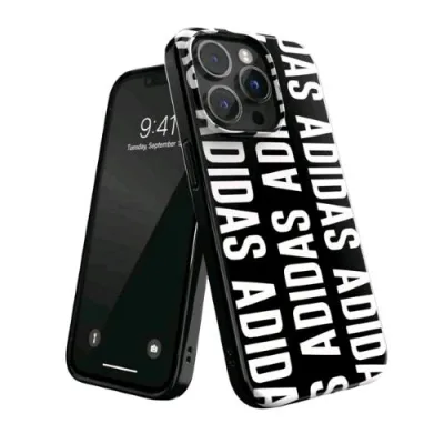 Adidas Sport Apple iPHONE 14 Pro Cover in Tpu Graphics Street Style Adidas Black