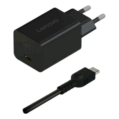 Lenovo 40AWGN65EU Caricabatterie da Rete Gan Nano 65W USB-C Cavo 1.8 m Nero
