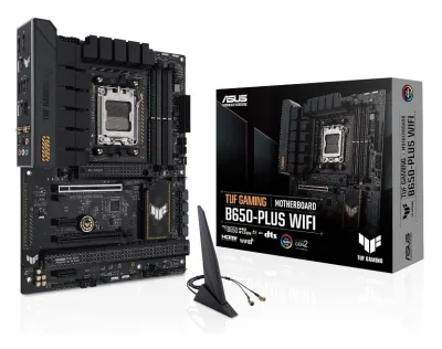 ASUS Tuf Gaming B650-Plus Wi-Fi Scheda Madre B650 ATXAM5 4XDDR5DC Displayport HDMI 1XPCIE4.0X16 4XSATA3 M.2 Wi-Fi USB3.2 Nero