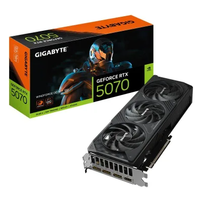 Gigabyte Geforce RTX 5070 Windforce Oc SFF 12GB GDDR7 DLSS4 Triple Fan PCI Express x16 5.0