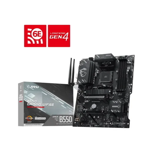 Msi B550 Gaming Wi-Fi 6E Scheda Madre AMD B550 Socket AM4