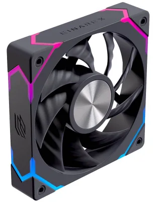 VENTOLA 120MM EINAREX RGB BK OTTIMIZZATA PER CASE AIRFLOW BLACK