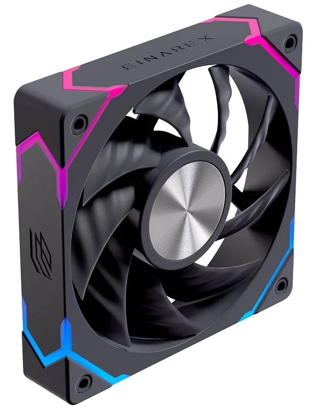 VENTOLA 120MM EINAREX RGB BK OTTIMIZZATA PER CASE AIRFLOW BLACK
