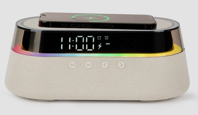SPEAKER BLUETOOTH 15W LAMPA RGB BE DUDUU COSMO BEIGE X PC/SMARTPHONE