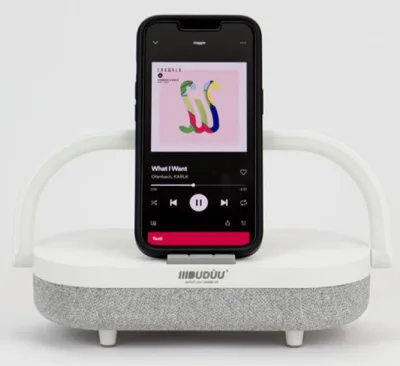 SPEAKER BLUETOOTH 10W LAMPADA BIANC DUDUU MOOD BIANCO X PC/SMARTPHONE