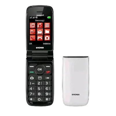 Brondi Magnum 4 Dual SIM 2.8" Clamshell Fotocamera Bluetooth Radio FM Italia White