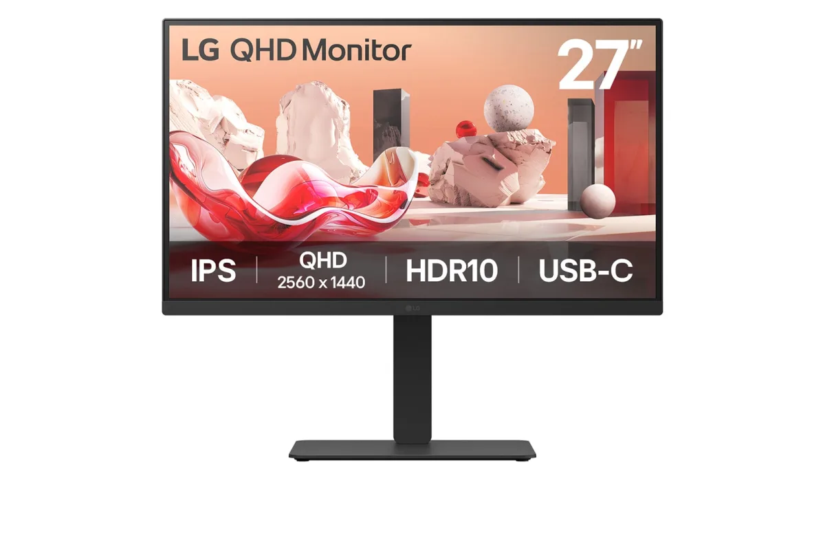 MON 27IPS 2K QHD USB65W 2HDMI 2DP 27BA75QB-B REG ALTEZZA PIVOT MM