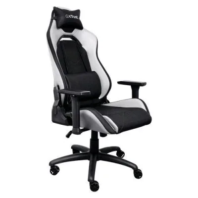 Trust GXT714 Ruya Gaming Chair Sedia Gaming Altezza ed Inclinazione Schienale Regolabili con Funzione di Blocco Braccioli 3D Nero/Bianco