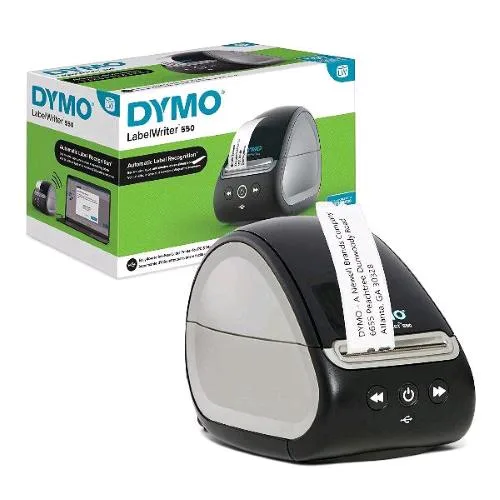 Dymo Labelwriter 550 Stampante Termica Diretta di Etichette 300 DPI Cablato USB Nero Grigio