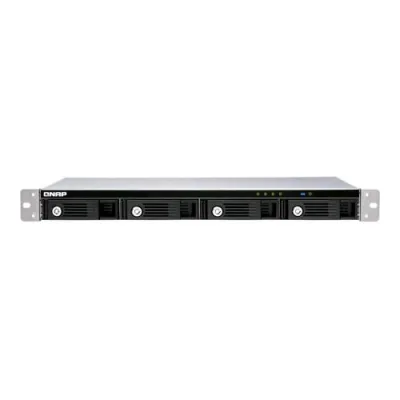 QNAP TR-004U Array Unita' Disco Rigido - 4 Alloggiamenti (SATA 6GB/S) - USB 3.1 Gen 1 (Esterna) - Montabile in Rack - 1U