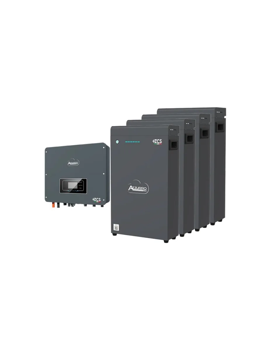Sistema di accumulo monofase inverter 5kW Zucchetti batteria al litio LV ZSX5000 S 20.4kWh