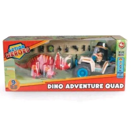Famosa Dino Adventure Quad Playset con Triceratopo