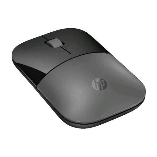HP Z3700 Dual Mouse Wireless Bluetooth Ottico 1.600 DPI 3 Pulsanti Rotella Scorrimento Ricevitore USB Wireless 2.4 GHz Tecnologia LED Blu Design Pratico e Confortevole Grey Black