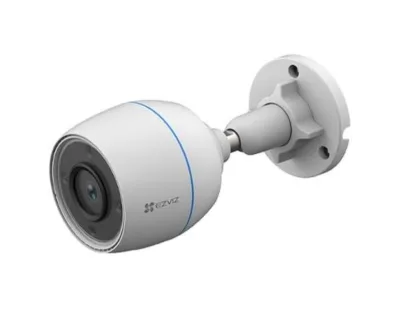 Ezviz H3C Telecamera di Sorveglianza da Esterno Rilevamento Movimento Avanzato Integrazione Assistenti Vocali - IP67 Bianco