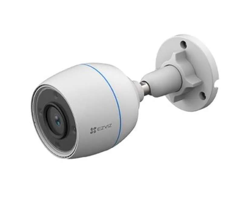 Ezviz H3C Telecamera di Sorveglianza da Esterno Rilevamento Movimento Avanzato Integrazione Assistenti Vocali - IP67 Bianco