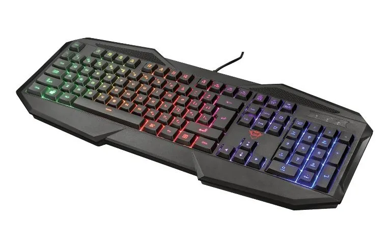 Trust GXT 830-RW Avonn Tastiera Gaming USB Layout Italiano Retroilluminazione LED Colore Nero