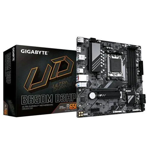 Gigabyte B650M D3HP (Rev. 1.0) AMD B650 AM5 Micro ATX