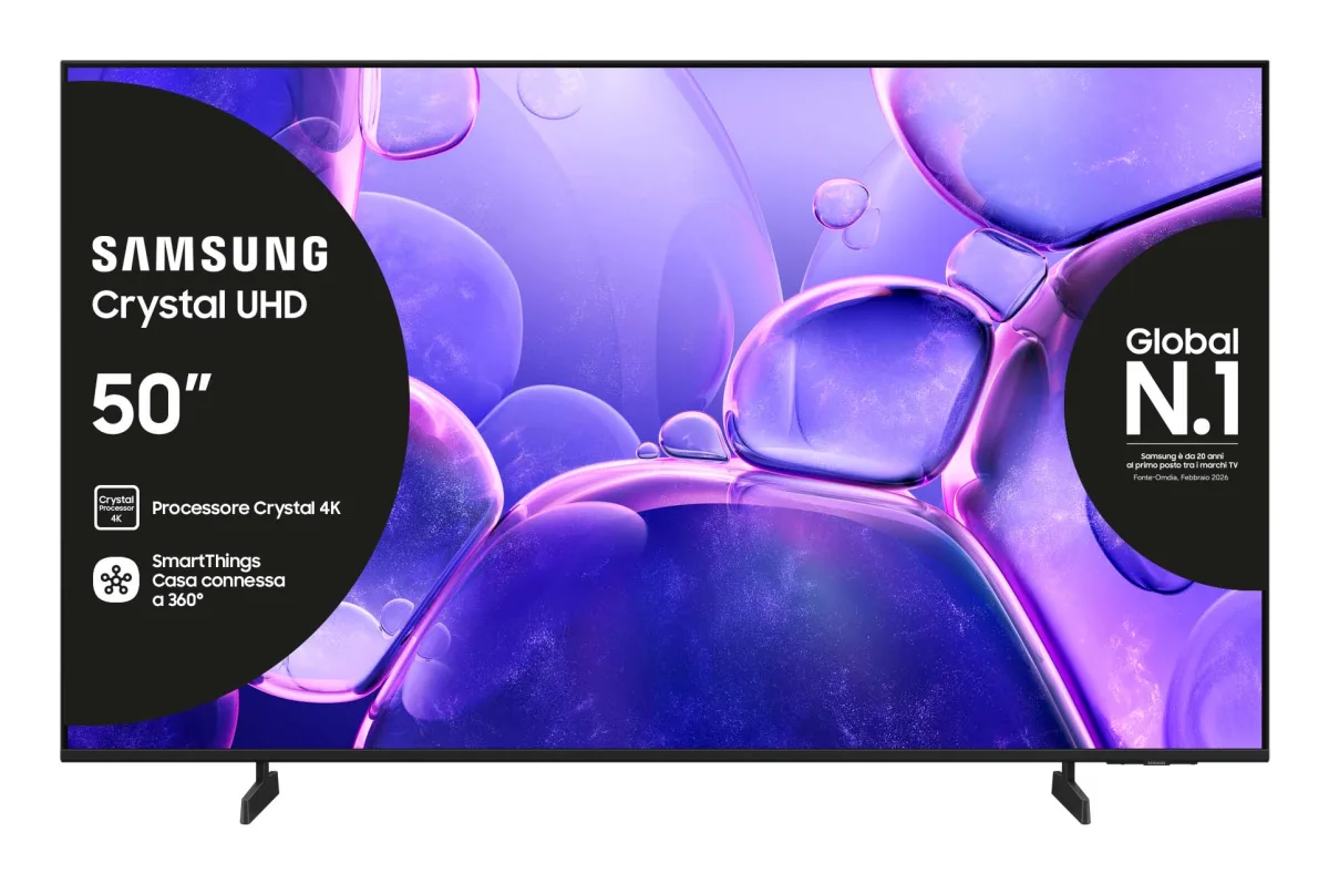 TV 50 SAM 4K UHD SMART TV ITALIA LAN DVT2 DVBS2 HDR10 ITALIA CRYSTAL