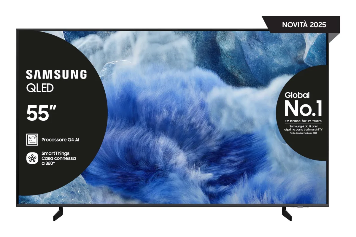 TV 55 SAM 4K UHD QLED TV SMART LAN DVT2 DVBS2 HDR10 ITALIA QLED