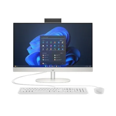 HP Proone 240 G10 All in One 23.8" Intel Core i3-N300 RAM 8GB-SSD 512GB NVMe-Intel UHD Graphics-Altoparlanti Web Cam 5MPX-Wi-Fi 6 + Gigabit LAN-Tastiera Mouse-Win 11 Home Bianco (D5BD4AT#ABZ)